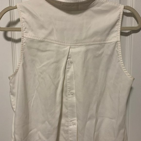 Cloth & Stone Lynden Chambray Split Back Top XS - Picture 4 of 11